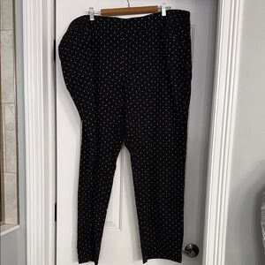 Black and White Patterned Pants